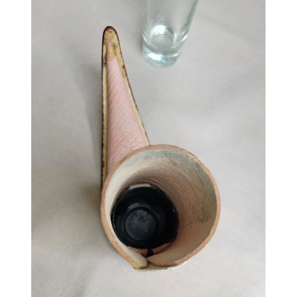 mexican mini leather wrapped boot tequila shots shaped like boot Pink And Brown